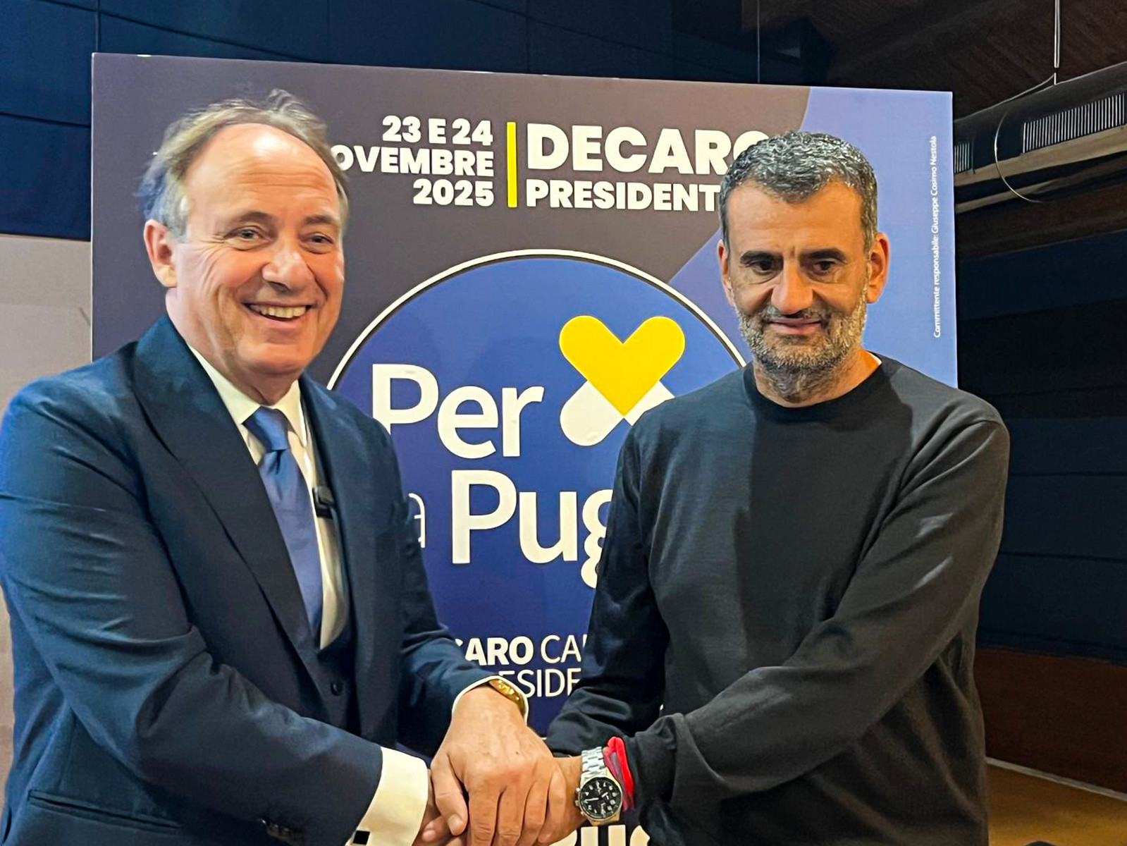Foto di Sebastiano Leo e Antonio Decaro