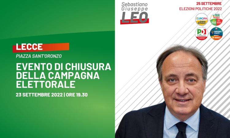 evento chiusura campagna elettorale lecce